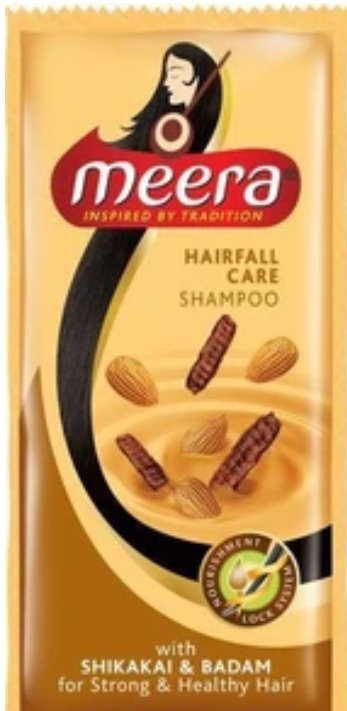 Meera Badam shampoo Sachet